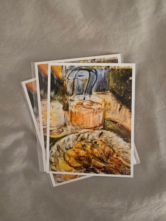 "Tapas" - 4.25" x 5.5" postcard print