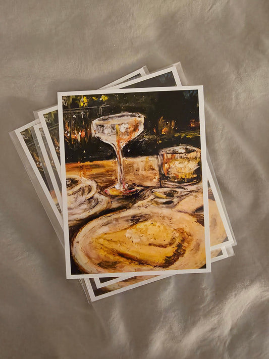 "Room for Dessert" - 4.25" x 5.5" postcard print