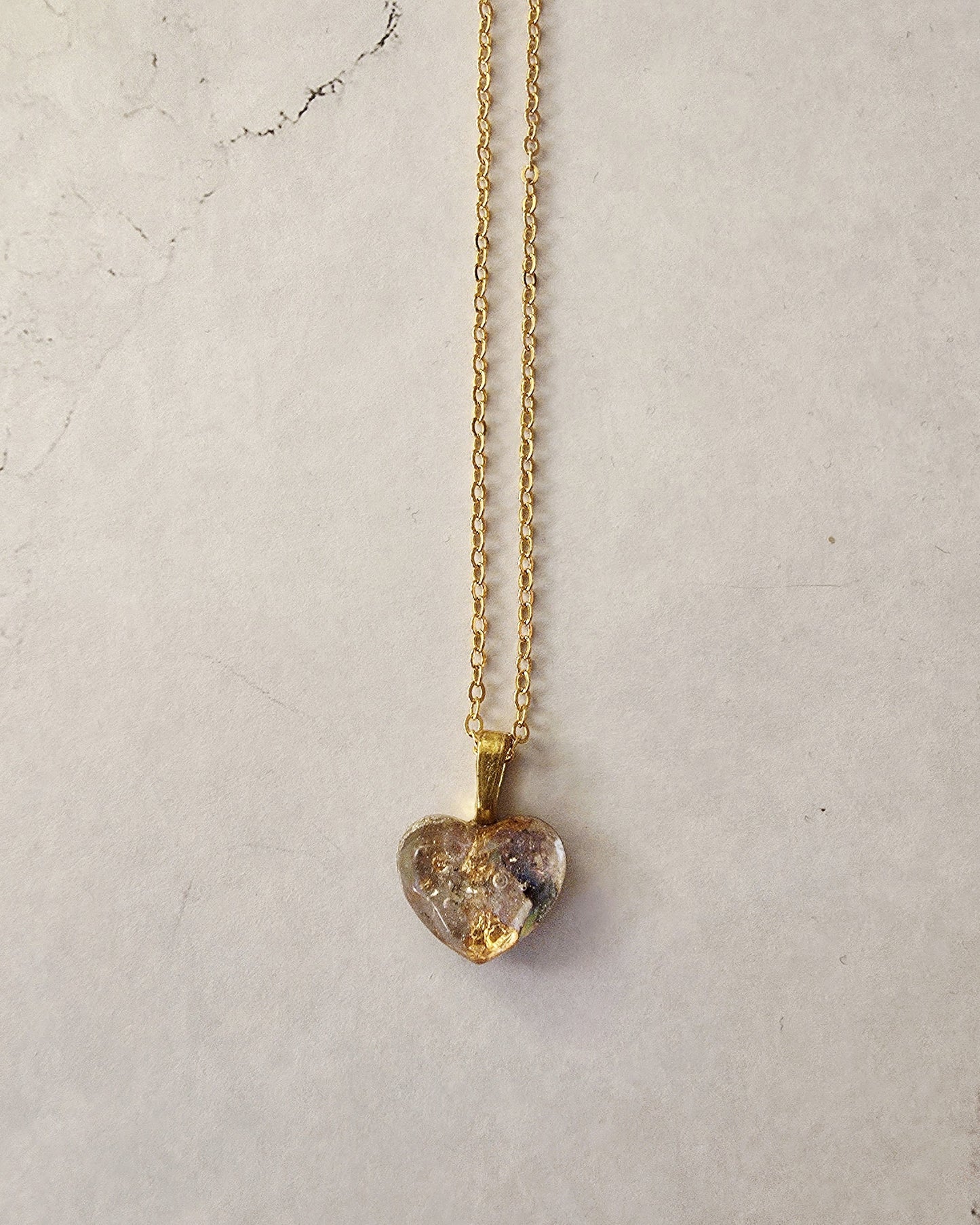 Hannah Heart Charm Necklace