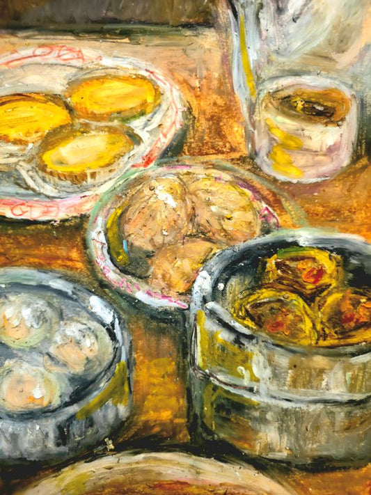 "Yum Cha" - 4.25" x 5.5" postcard print