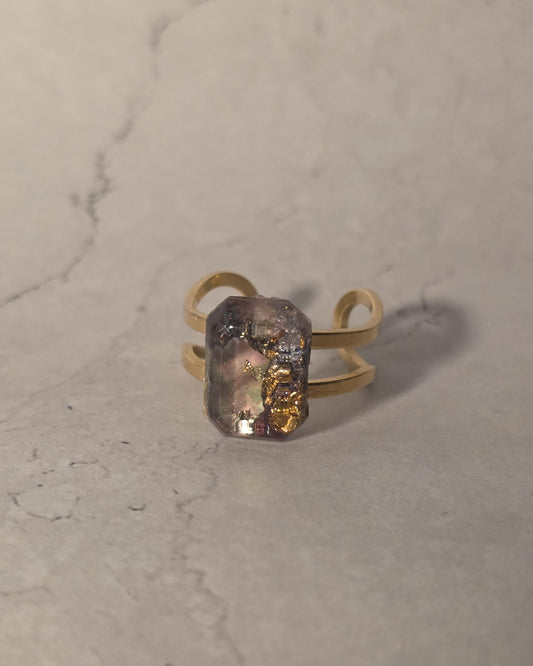 Hyacinth Resin Ring