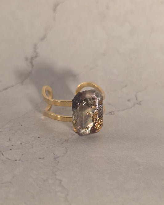 Hyacinth Resin Ring