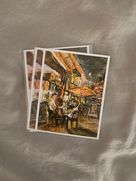"Sidewalk" - 4.25" x 5.5" postcard print