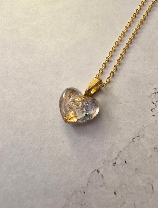 Hannah Heart Charm Necklace