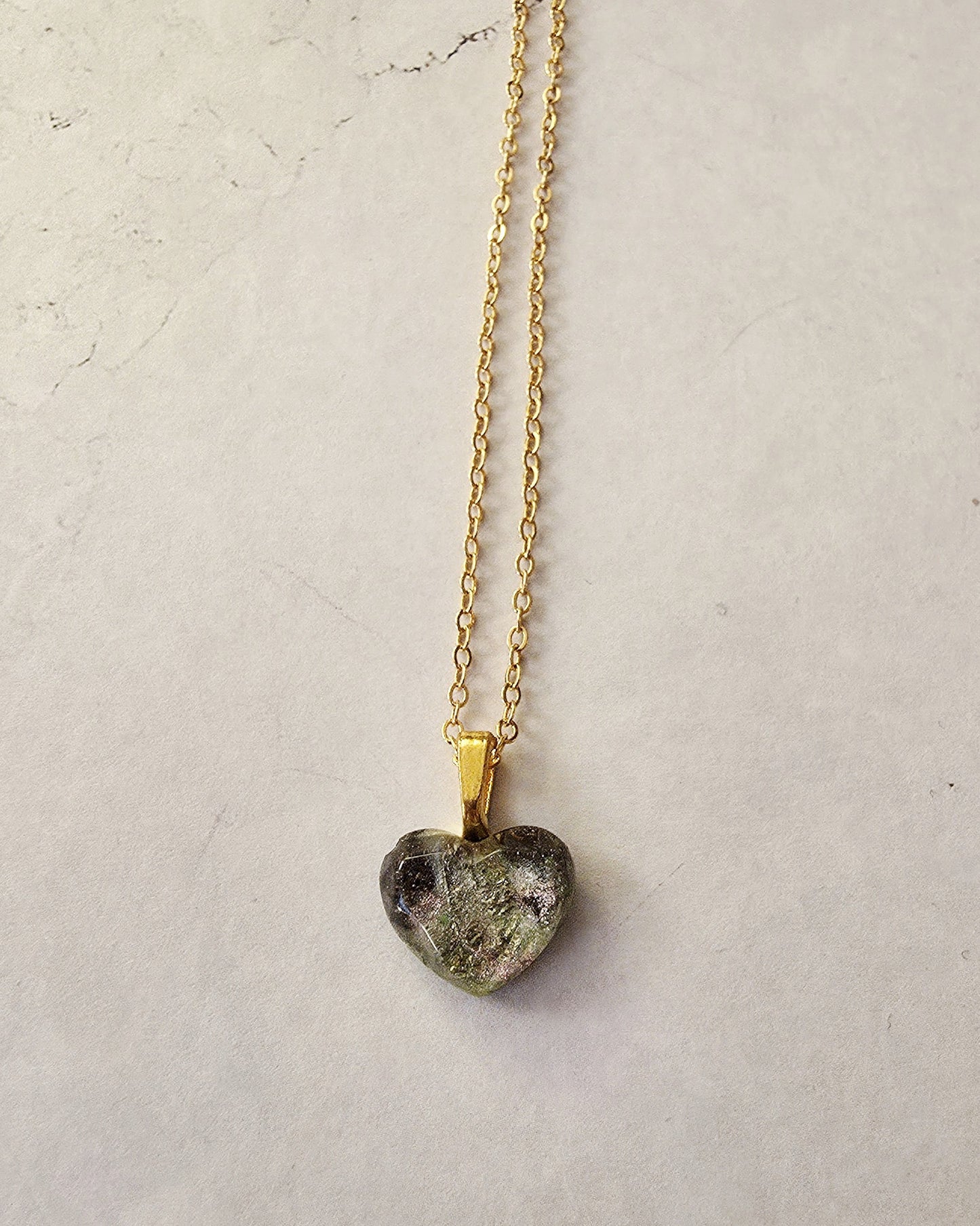 Lira Heart Charm Necklace