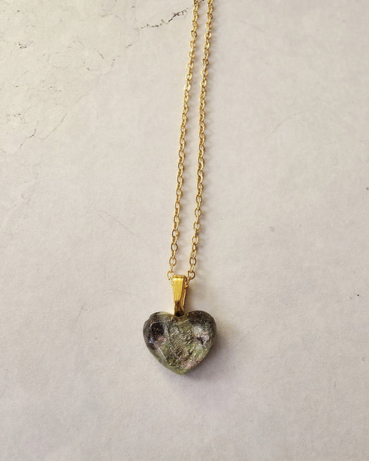 Lira Heart Charm Necklace
